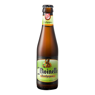 5410702000508 Moinette Bio - 25cl Bottle conditioned organic beer (control BE-BIO-01)